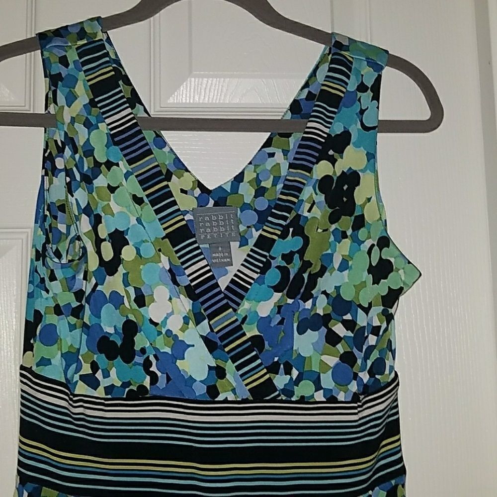 Rabbit Rabbit Rabbit Petite Dress Sz 8 EUC - Picture 2 of 5